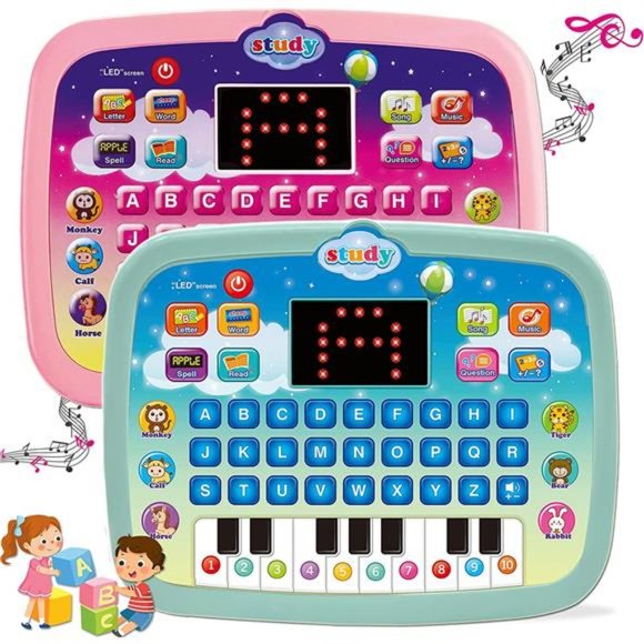 Kids Tablet Toddler Learning Pad with LED Screen for Boys & Girls 3 Years+ - Picture 1 of 7